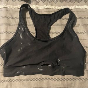 Fabletics Black sports bra- xl